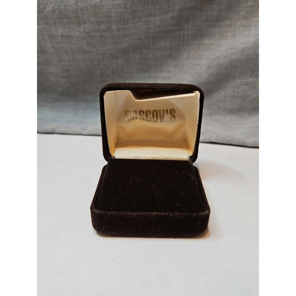 Vintage 1980s/1990s Boscov's Department Store Pennsylvania Jewelry Earring Case